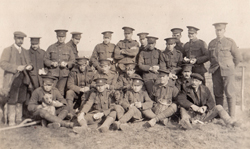Picture of un-known members of the Isle of Wight Rifles