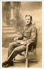 Picture of un-known members of the Isle of Wight Rifles