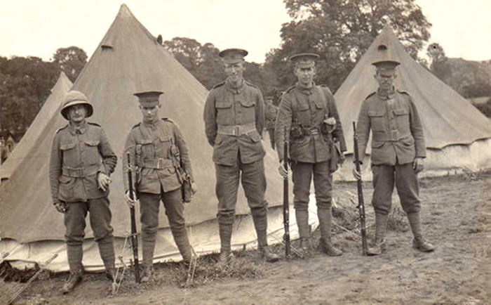 Picture of Isle of Wight Rifles campimg out